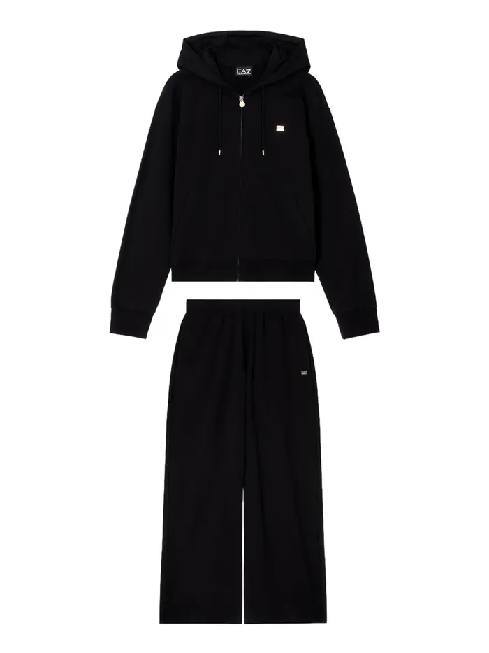 tuta sportiva ea7 da donna - nero