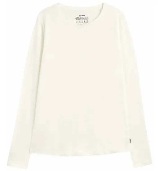 Ecoalf Cale W - maglia maniche lunghe - donna White