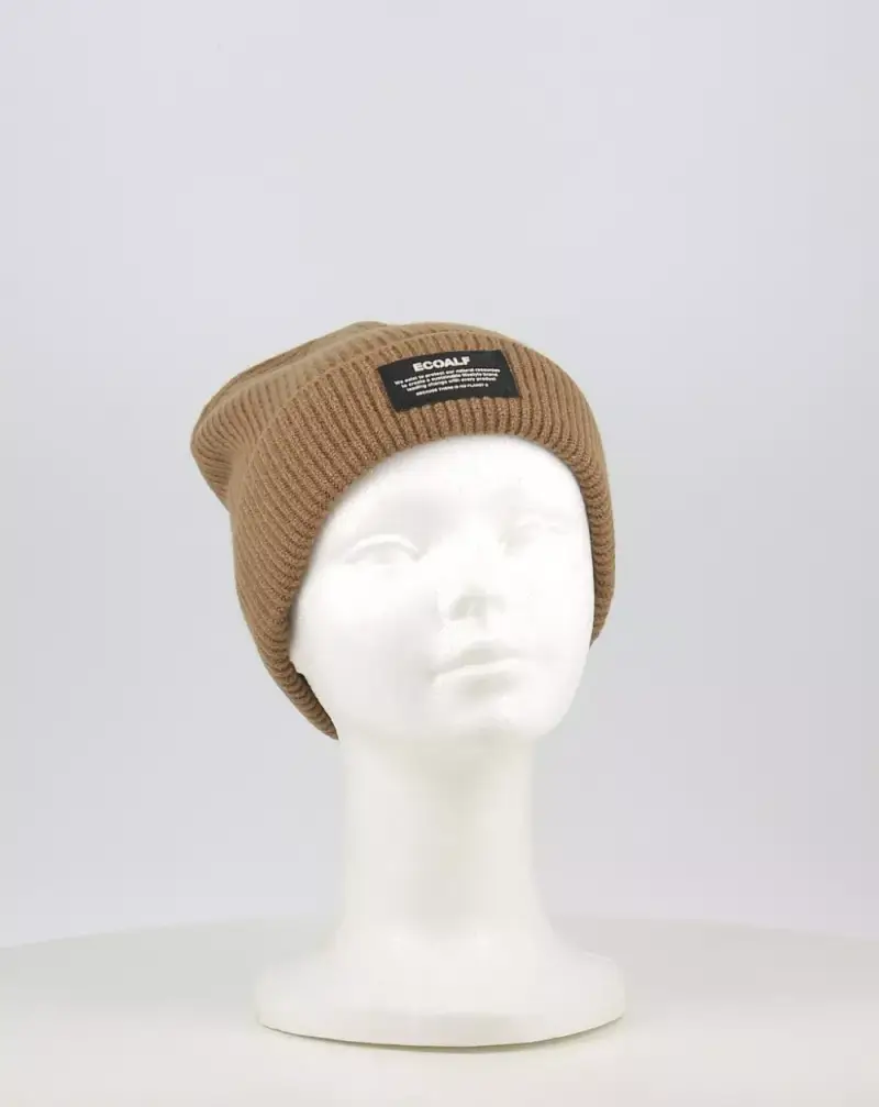 Ecoalf Cappello WOOL BEANIE Cuoio Misurare - T/U, Colore - Cuoio