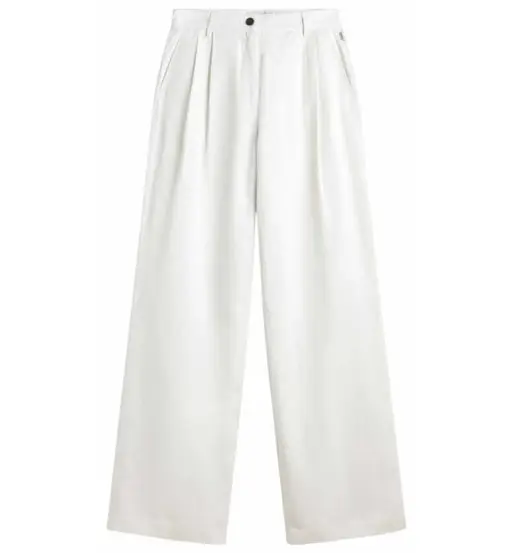 Ecoalf Miel W - pantaloni lunghi - donna White