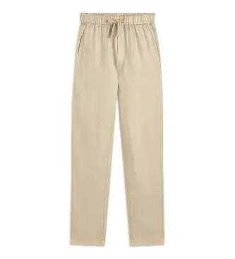 ECOALF per donna MCWGAPAINDO00710S24-008 Pantaloni Indo beige, Casual, Lino