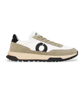 ECOALF per uomo MCMSHSNVENTU0467S25-294 Sneakers bianche Ventura, Bianco, Basso, Stringhe, Casual, Sostenibile, Poliestere riciclato Pelle