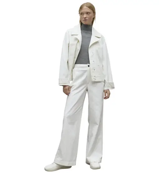 Ecoalf Vallsalf W - pantaloni lunghi - donna White