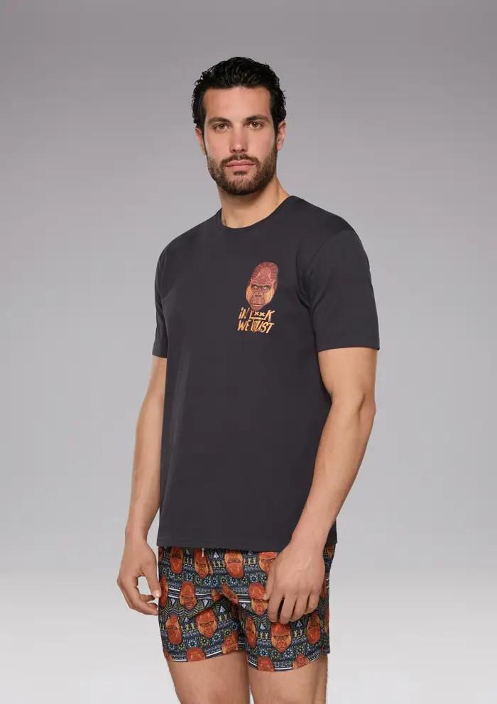 T-SHIRT CON GRAFICA MOOD ETHNIC