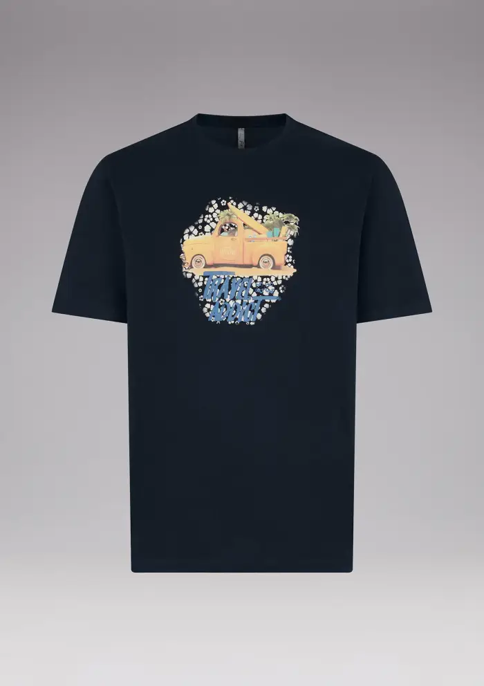 T-SHIRT CON GRAFICA MOOD MIAMI