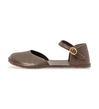El Naturalista per donna 2568311ZJ005_012 Sandali in pelle N5683 Marrone chiaro, Basso, Fibbia, Casual