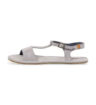 El Naturalista per donna 256861150005_0B0 Sandali Satya N5686 in pelle blu grigiastra, Basso, Fibbia, Casual