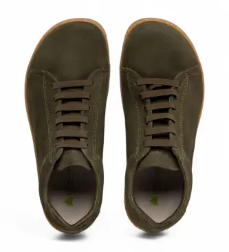 per uomo 25910L122005_0G3 Scarpe in pelle verde N5910L Origin (43), Basso, Stringhe, Casual
