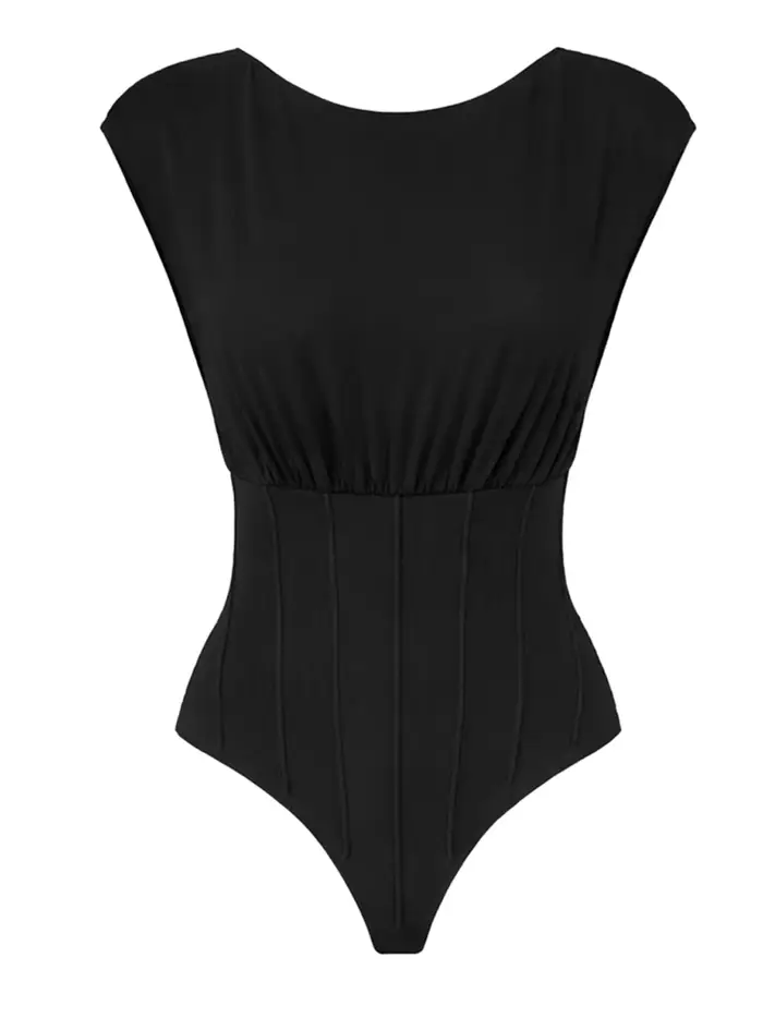 body elisabetta franchi da donna - nero
