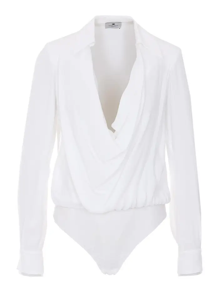 Elisabetta Franchi Camicia bianca Bianco