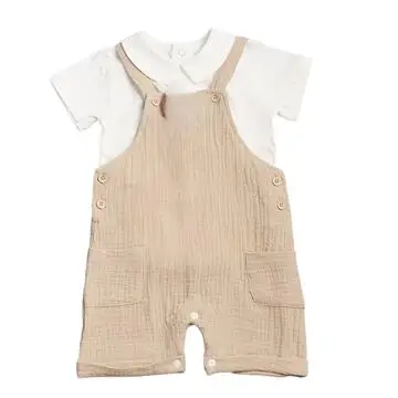 Ellepi COMPLETO SALOPETTE CORTO NEONATO CO5312