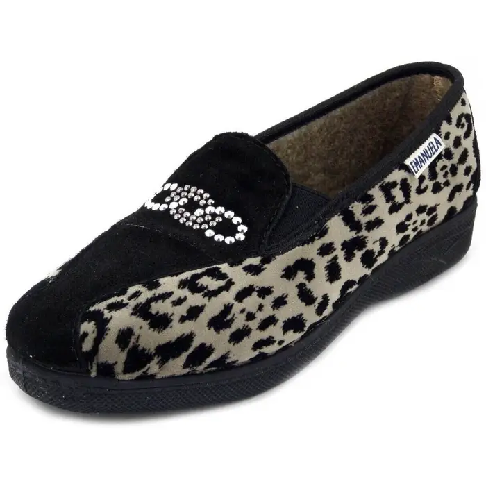 Pantofole Emanuela Scarpe Donna, Pantofola, Velluto - 2273 Nero