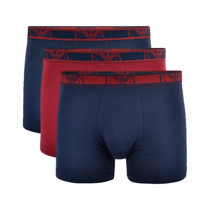 Boxer Emporio Armani Pack x3 unlimited GA Rosso