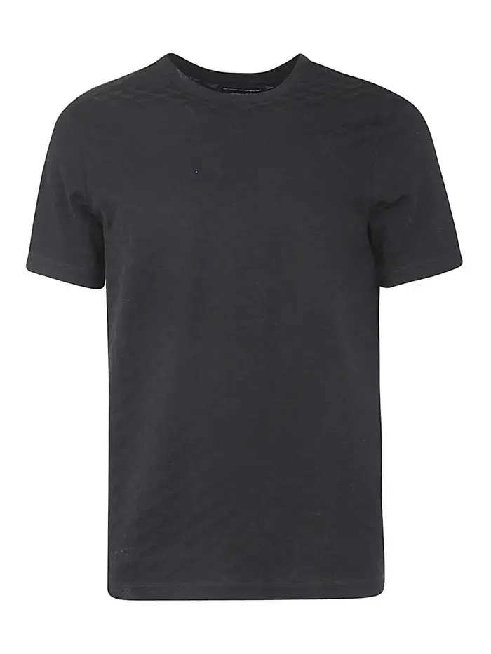 Emporio Armani T-shirt girocollo a maniche corte Nero