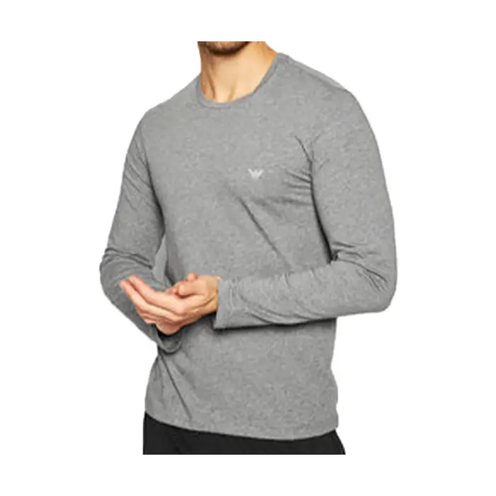 T-shirts a maniche lunghe Emporio Armani Little logo Grigio