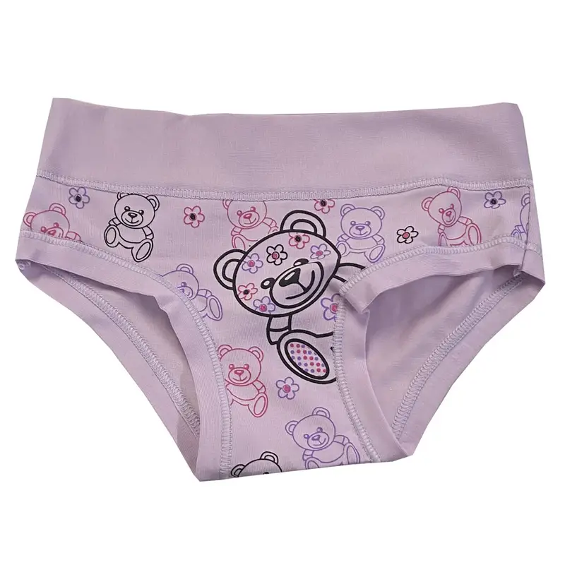 Emy Boxerino fantasia orsetto b2679 per bambina old mouve