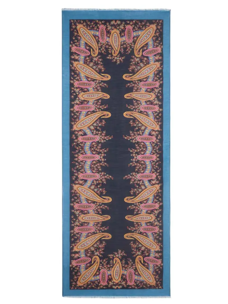ETRO sciarpe donna - tosca scarf - blu BLUE