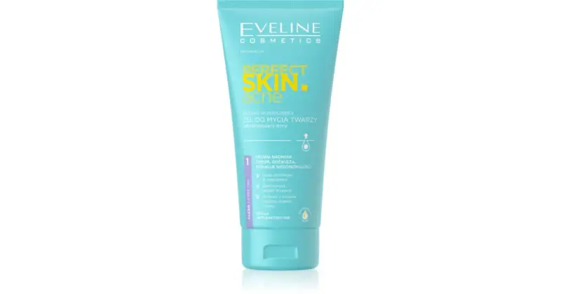 Eveline cosmetics Perfect Skin .Acne Gel Di Pulizia Profonda Per Pelli Problematiche 150 Ml