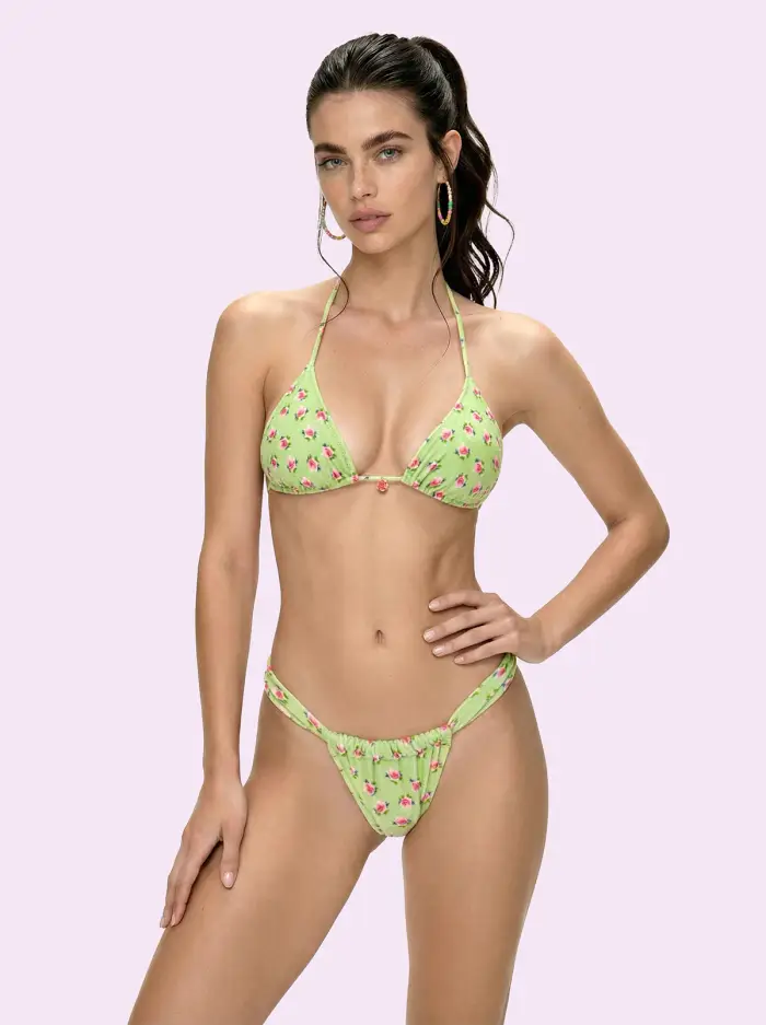 F**K Bikini Donna Crazy Triangolo con Slip Brasiliano Fisso Fantasia
