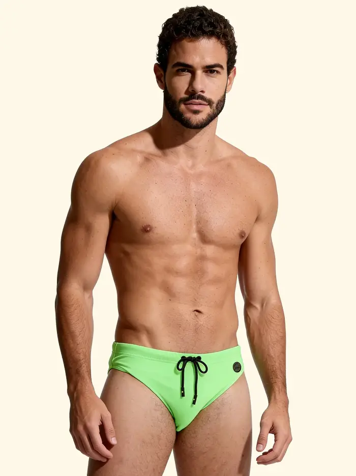 F**K Slip Uomo Verde Fluo SM5201-FG
