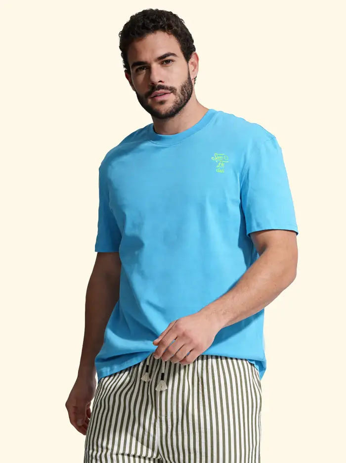 F**K T-Shirt Uomo Avio SM6001-AV
