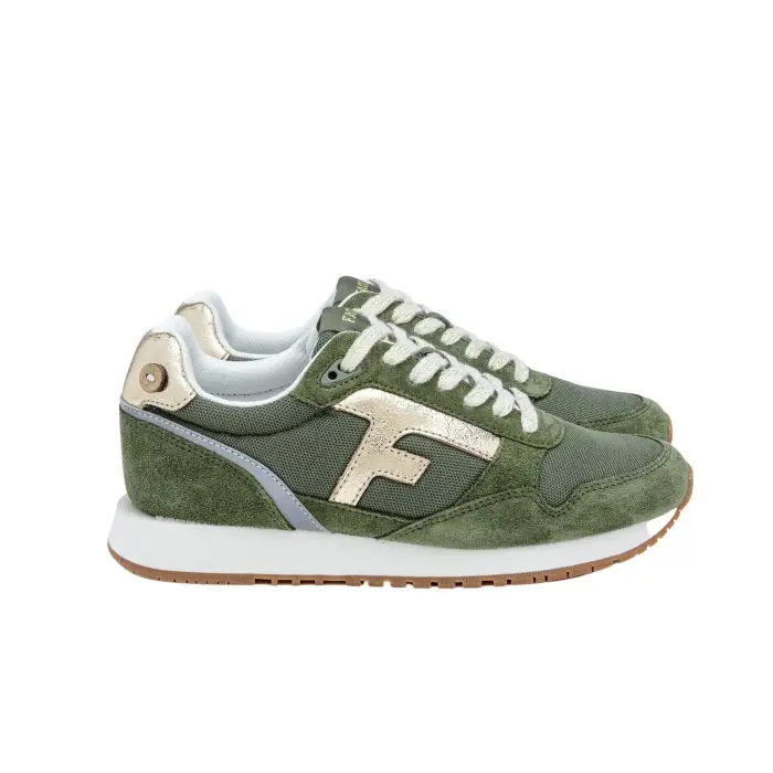 Scarpe da ginnastica da donna Faguo Syn Woven Suede Vert