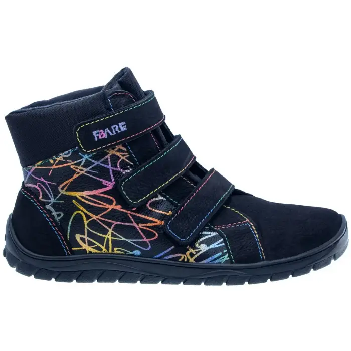 Bottines impermeabili bambino Fare Bare All-Year Noir