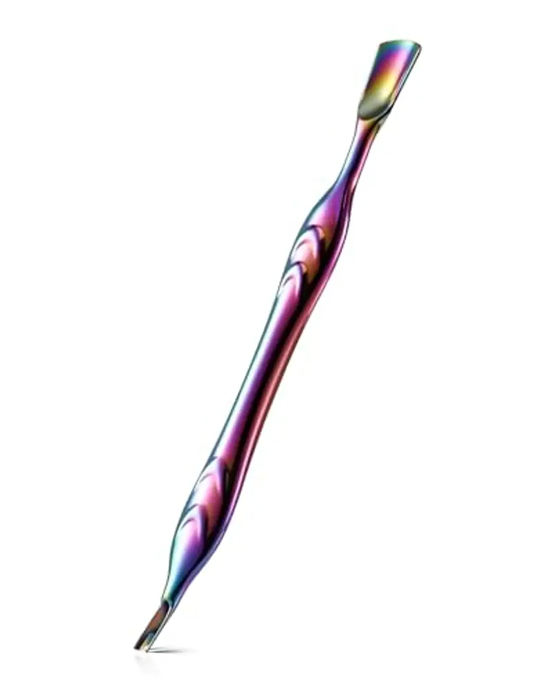 FERYES Spingi cuticole con forchetta, 2 in 1 Taglia cuticole Strumento per la cura delle unghie, Strumento per la rimozione delle cuticole