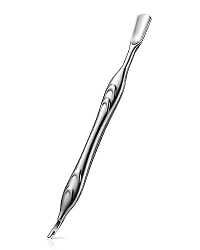 FERYES Spingi Cuticole con Forchetta, 2 in 1 Taglia Cuticole Strumento per la Cura delle Unghie, Strumento per la Rimozione delle Cuticole