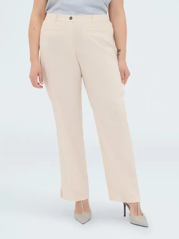Fiorella Rubino Pantaloni New York Donna, Beige (46 IT)