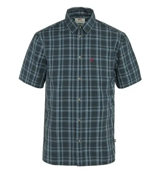 Fjällräven Ovik Lite SS - camicia a maniche corte - uomo Blue