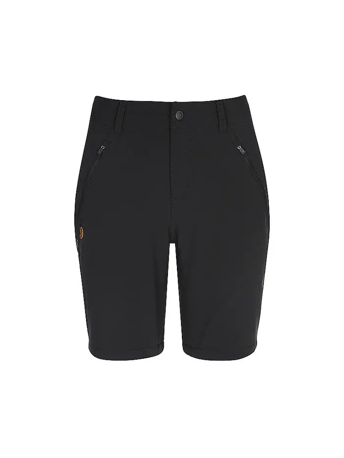 Fjällräven Short da donna Abisko Trail Stretch nero