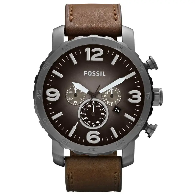 Fossil Orologio Sportivo al Quarzo da Uomo 100m Resistente all Acqua Cinturino in Pelle Sport Quotidiano Multifunzione Orologio da Polso