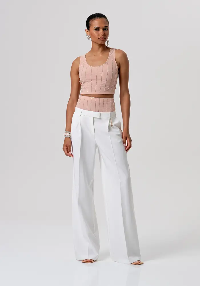 Fracomina Pantalone flare a palazzo
