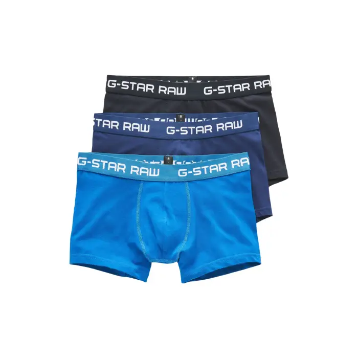 Boxer G-Star Classic trunk clr (x3) Bleu