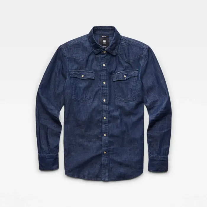 Camicia a maniche lunghe G-Star 3301 slim Bleu