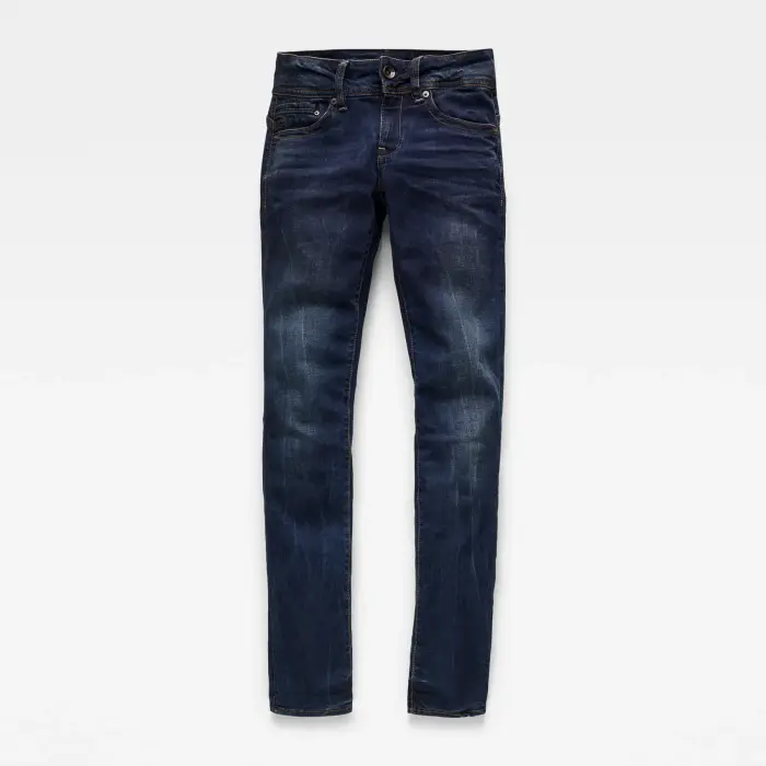 Jeans da donna G-Star Midge Straight Bleu