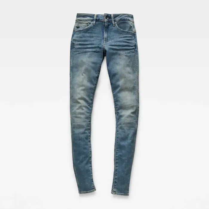 Jeans skinny da donna G-Star Midge Zip Bleu
