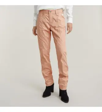 G-Star per donna D24597-D574-G373 Pantaloni sportivi color nudo, Casual, Cotone, Lyocell