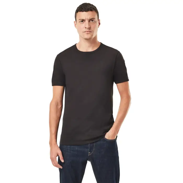 T-shirt a maniche corte G-Star Base r t (x2) Noir