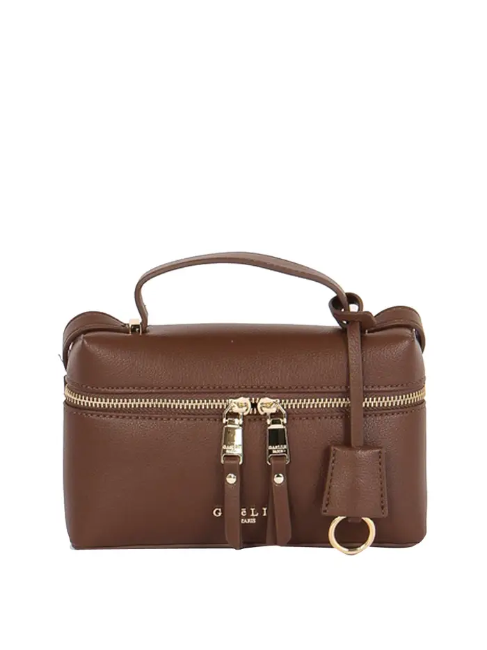 borsa a tracolla gaelle da donna - marrone