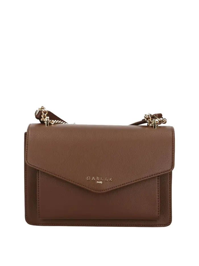 borsa a tracolla gaelle da donna - marrone