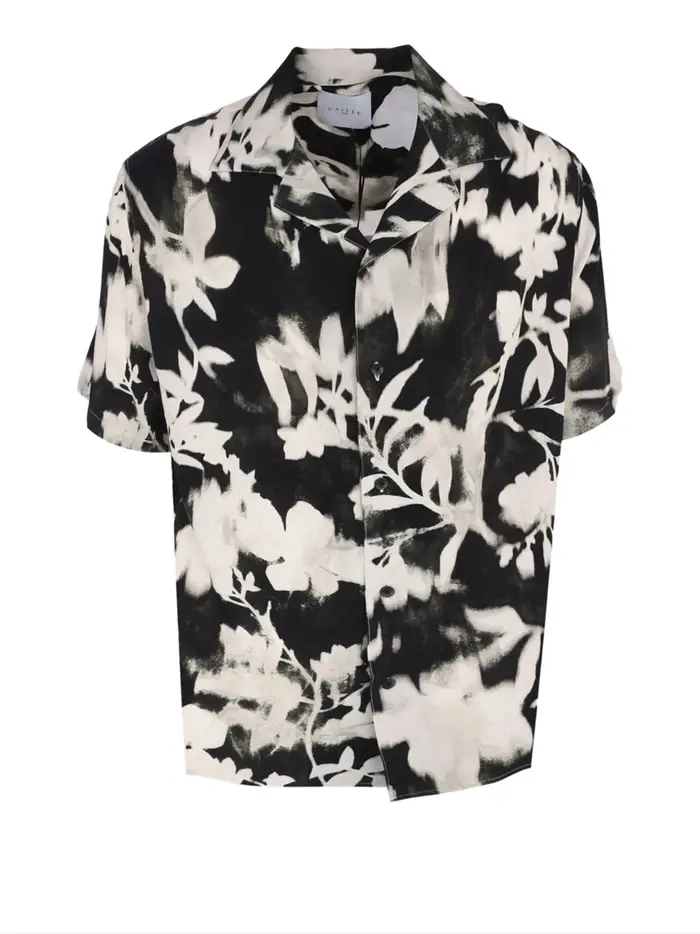 camicia casual gaelle da uomo - nero