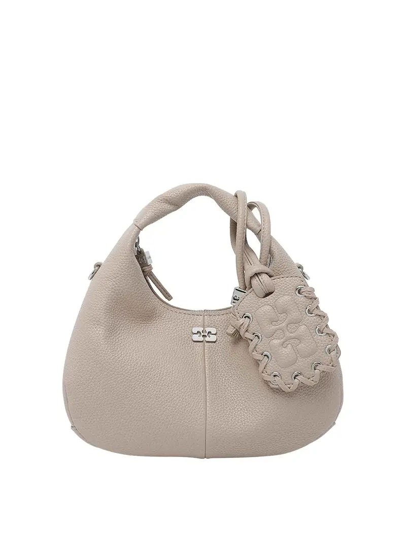 Ganni Borsa hobo Bianco 4182015