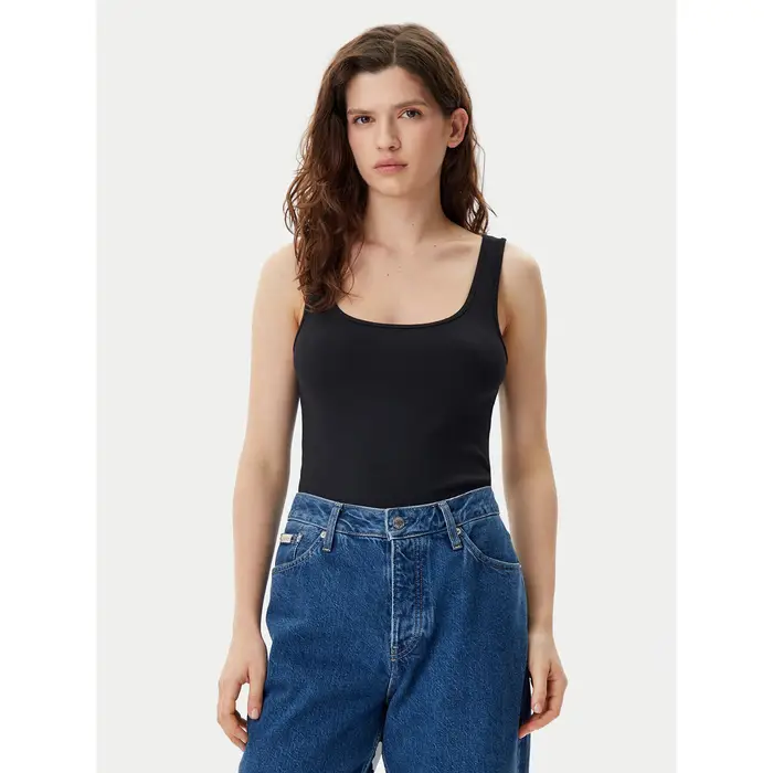 Top 540670-03 Nero Slim Fit