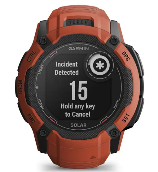 Garmin Instinct® 2X Solar - orologio multifunzione Red