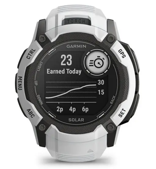 Garmin Instinct® 2X Solar - orologio multifunzione White