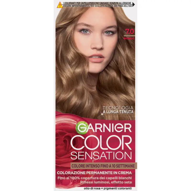 Garnier Color Sensation Colorazione Permanente In Crema 7 0 Biondo