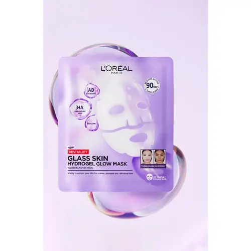 Garnier L Oréal Revitalift - Glass Skin Hydrogel Glow mask 25 g