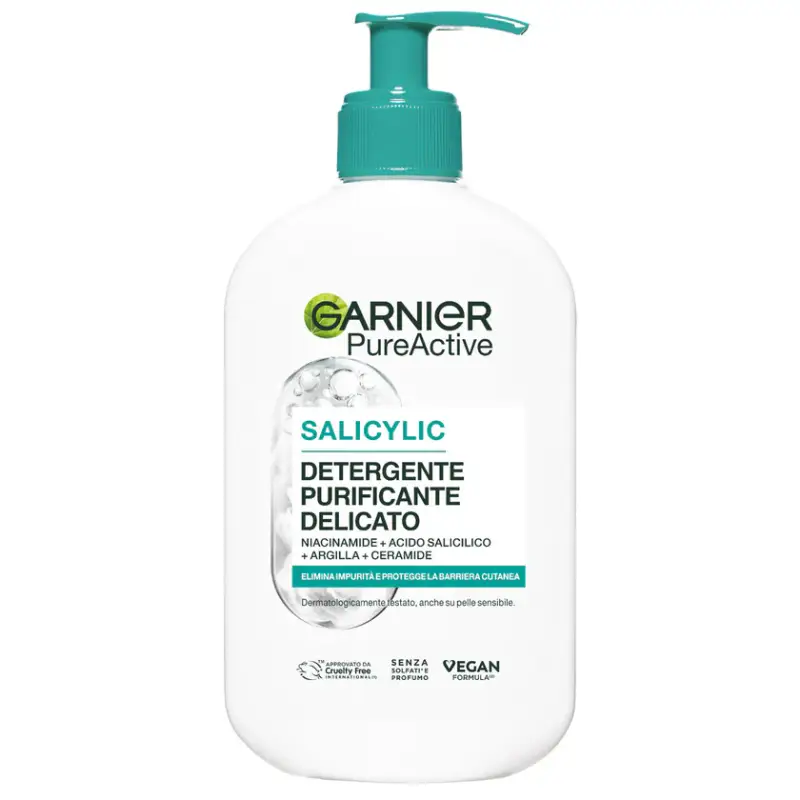 Garnier Pureactive Detergente Purificante Delicato 250 ml